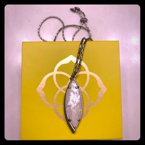 Kendra Scott Milla necklace Antique Silver WMOP